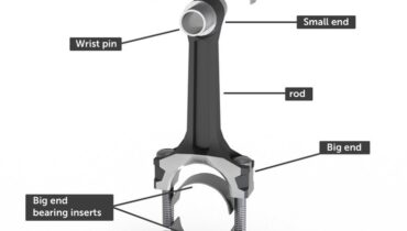 marine engine connecting rod